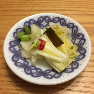 【簡単】白菜と大根の浅漬け